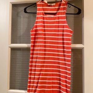 Striped bodycon dress